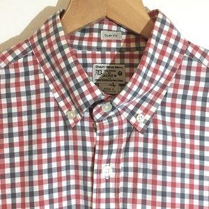 J. Crew Red White and Blue Ckeck Plaid Medium
